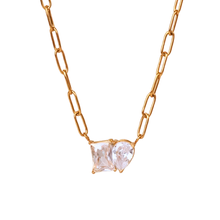 Load image into Gallery viewer, Twin Crystal Necklace
